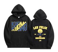 NCTCITY Hommes Femmes Sweat à Capuche Stray Kids Karma Pullover Jumpers Streetwear Haut Animal Mignon Imprimé BangChan Lee Know Changbin Hyunjin Han Felix Seungmin I.N