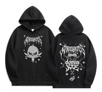 NCTCITY Hommes Femmes Sweat à Capuche Stray Kids World Tour Dominate Animal Mignon Imprimé Pullover Jumpers Streetwear Haut Noir