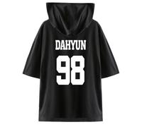 NCTCITY Kpop Twice T-Shirt à Capuche Été Sweat-Shirt à Capuche Manches Courtes Feel Special Impression Coton Top Chemisier NA YEON Jung YEON Momo Sana JI Hyo Mina DAHYUN CHAE Young TZUYU