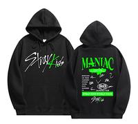NCTCITY Sweat-Shirts à Capuche Stray Kids Loisir Pullover Loose Jumpers Tops Maniac World Tour 2023 BangChan Changbin Hyunjin Felix Seungmin
