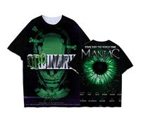 NCTCITY T-Shirt Stray Kids Chemise à Col Rond Été Haut à Manches Courtes Tee Shirt ODDINARY Impression Numérique 3D Tops Maniac BangChan Changbin Hyunjin Felix Seungmin Jeongin Jisung Minho