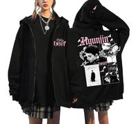 NCTCITY Zippé Sweat à Capuche Cardigan Manteau Hoodie Stray Kids DO IT Imprimé E-Girl Y2K Gothique Loisir Sweatshirts Noir Nouvel Album BangChan Lee Know Changbin Hyunjin Han Felix Seungmin I.N