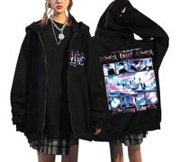 NCTCITY Zippé Sweat à Capuche Cardigan Manteau Hoodie Stray Kids DO IT Imprimé E-Girl Y2K Gothique Loisir Sweatshirts Noir Nouvel Album BangChan Lee Know Changbin Hyunjin Han Felix Seungmin I.N