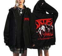 NCTCITY Zippé Sweat à Capuche Stray Kids Ate Cardigan Manteau Hoodie Loisir Chemise E-Girl Y2K Gothique Harajuku Sweatshirts BangChan Lee Know Changbin Hyunjin Han Felix Seungmin I.N