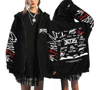 NCTCITY Zippé Sweat à Capuche Stray Kids Ate Cardigan Manteau Hoodie Loisir Chemise E-Girl Y2K Gothique Harajuku Sweatshirts BangChan Lee Know Changbin Hyunjin Han Felix Seungmin I.N