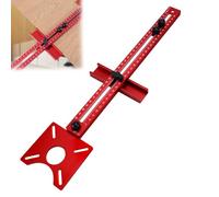 NCTNCX Gabarit de fraisage pour défonceuse réglable en aluminium - Rayon de 90 mm à 370 mm - Accessoire pour défonceuse