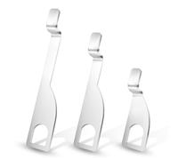 NCTNCX Lot de 3 présentoirs de hayon 10/15/20 cm en acier inoxydable pour VW T4 T5 T6 Multivan/California/Camping/Bus (3)