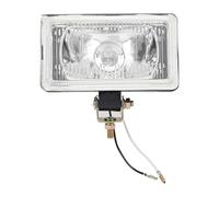 NCTPICLC Brouillard 1 Pièces Feu Antibrouillard Pour PEUGEOT 205 Pour GTI Pour CTI 106 306 Pour Mi16 Pour H3 Projecteur Halogène Conduite Avant Accessoires Phare Feux brouillard(1pcs white)