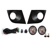 NCTPICLC Brouillard Pour Nissan Pour Tiida 2007 2008 2009 2010 2011 Phares Antibrouillard À LED Cadre Capot Accessoires Voiture Étanches Gauche Droite Feux brouillard(LED White Set)