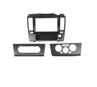 NCTPICLC Cadre Tableau Bord Carénage D'autoradio 9 Pouces 2 Din DVD GPS Mp5 Lecteur Android pour Habillage pour Nissan pour Tiida pour Latio 2005-2010 Kit Montage Cadre Radio(Frame)