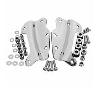 NCTPICLC Kit Matériel D'amarrage À 4 Points pour Moto pour Touring pour Road pour King pour Glide 2009-2013, 2014-2024, Noir Chromé Porte Bagage