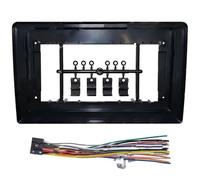 NCTPICLC Lunette D'autoradio Android 2DIN pour 9/10 Pouces À 7 Double DIN Kit Cadre Universel Câble Adaptateur Panneau Fascia Kit Montage Cadre Radio(Full Set Ultrathin)