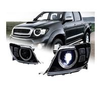 NCTPICLC Phare Avant Phares Phare Avant Pour Toyota Pour Hilux Pour VIGO Phare LED 2007 2008 2009 2010 2011 Phares DRL Clignotants Faisceau Route Projecteur Angel Eye