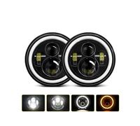 NCTPICLC Phare Avant Phares Phare Voiture Et Moto À LED 7 Pouces DRL H4 Phare 7" Pour Mazda Pour Miata Pour RX-7 Pour Na Pour Miata Pour Mx-5 Pour Première Génération(1 PCS)