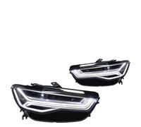 NCTPICLC Phares Voiture Pour A6 2012-2018 Mise À Niveau A6L Tous Les Phares LED DRL De Voiture Dynamique Unique Feux Croisement Feux Avant(2012-2015)