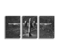 NCUDANK Impression sur toile Vickers Wellington Bomber - Décoration murale pour salon, chambre à coucher - 40 x 60 cm