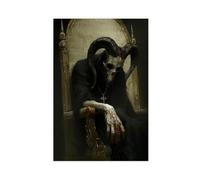 NCUDANK Poster sur toile représentant un prêtre de l' - Décoration murale - Pour salon, chambre à coucher - 50 x 75 cm