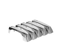 NCVCB Poignées Porte Extérieures voiture Garniture Couvercle De Poignée Porte Voiture Pour Hummer H3 H3T 2006 2007 2008 2009 2010, Accessoires Lunette Extérieure Chromée