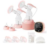 NCVI Tire Lait Électrique Double Ultra-Silencieux et Indolore Rose