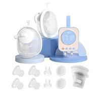 NCVI Tire Lait Électrique Main Libre avec 4 Modes, 9 Niveaux, Silencieux et Anti-reflux, Portable et Rechargeable, Bride 21/24/28mm, Sans BPA