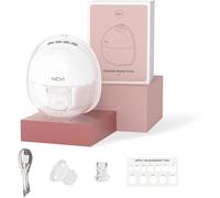 NCVI Tire-Lait Électrique Main Libre Sans BPA 4 Modes 9 Niveaux Batterie 1400mAh Blanc