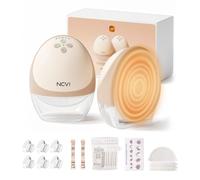 NCVI Tire Lait Electrique Mains Libres Portable, Tire-Lait Électrique Avec Fonction De Chauffage, Ultra-Silencieux, 4 Modes Et 9 Niveaux, Longue Autonomie, Adapté Aux Tailles 19/21/24/28 Mm
