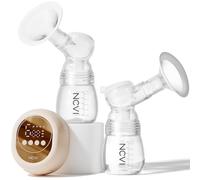 NCVI Tire Lait Electrique, Tire Lait Électrique Double 8128, 4 Modes et 9 Niveaux, Pompe d'allaitement Électrique Portable, Bride de 21/24mm