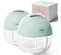 NCVI Tire-lait mains libres, pompe d'allaitement portable, rechargeable avec écran LED, vert