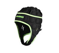 ND Sports K-Rey-RHSENHGS Rhino Senator Casque Noir/Vert Fluo, Taille S, Taille Unique