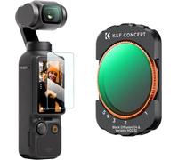 Nd2-32&black-Mist 1/4 Magnetic Filter Compatible With Dji Osmo Pocket 3 And 2 In 1 Protective Film Diffusion And Nd Variable Nano Coatings Waterproof Anti Scratch Light Hd Noir