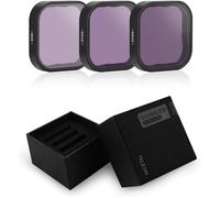 ND8 ND16 ND32 Filter Lenses for GoPro Hero 9 Hero 10 Hero 11 Black, Neutral Density Filter Lens Protection Kit for GoPro Hero 9/10/11 Black Accessories