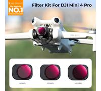 Nd8&pl+Nd16&pl+Nd32&pl Filter Compatible With Dji Mini 4 Pro Nano Coatings Waterproof Anti Scratch Light Hd