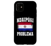 Ndaipori Problema Drapeau du Paraguay avec citation « No Problem » Coque pour iPhone 11