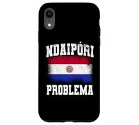 Ndaipori Problema Drapeau du Paraguay avec citation « No Problem » Coque pour iPhone XR