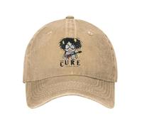 NDBQEYIFV Casquette de Baseball Robert Smith Classique et Mignonne pour Hommes et Femmes Couvre-Chef en Jean usé The Cures Outdoor Outdoor Hats Hats