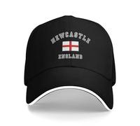 NDBQEYIFV Harajuku Newcastle Angleterre Drapeau Anglais Casquettes de Baseball de Camping Anglais Femmes Unisex Masculin Papa Casquette à visière