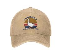 NDBQEYIFV Printemps, j’AI joué, mais à Quel Prix Casquette de Baseball Soleil mème drôle oie oie Lave, Chapeau de Routier lavé au Soleil, Femmes Hommes Casquettes Hippies