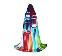 NDDCEDEW Cape à capuche imprimée tube à essai chimie pour adolescents longueur au sol cape à capuche