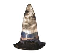 NDDCEDEW Grand Canyon Cape à capuche avec imprimé nuage foncé pour adolescents