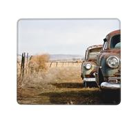 NDDCEDEW Tapis de souris amusant, joli tapis de souris imprimé voiture antique pour le travail, l'étude et les jeux vidéo (horizontal)