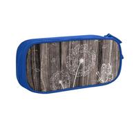 NDDCEDEW Trousse à crayons amusante avec imprimé fleurs et papillons de grande capacité pour étudiants - Jolie trousse à crayons pour filles et garçons, adolescents, école, noir, bleu, rose, bleu,