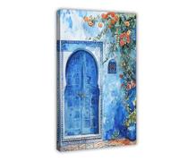 NDGSA Impression sur toile marocaine pour chambre à coucher, bureau, chambre, cadeau 20 x 30 cm