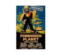 NDGSA Poster de film de science-fiction - Planète interdite - Décoration de chambre à coucher, bureau, chambre - Cadeau - 60 x 90 cm