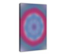 NDGSA Poster sur toile avec dégradé d'énergie positive avec aura rayonnante (2) - Décoration pour chambre à coucher, bureau, chambre, cadeau - 30 x 45 cm