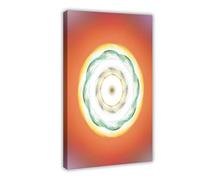 NDGSA Poster sur toile avec dégradé d'énergie positive avec aura rayonnante - Décoration pour chambre à coucher, bureau, chambre - Cadeau idéal - 20 x 30 cm