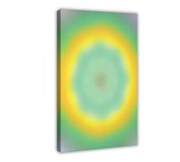 NDGSA Poster sur toile dégradé d'énergie positive avec aura rayonnante pour décoration de chambre à coucher, bureau, chambre, cadeau (30 x 45 cm)