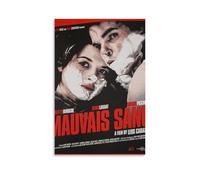 NDIEHA MAUVAIS SANG Affiche de film classique sur toile Décoration murale esthétique 40 x 60 cm