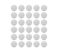 NDiyueAa Balles de golf en mousse pour pratique intérieure et extérieure, matériau EVA, non toxique, légères, 30 pièces, diamètre 21,5 mm, couleurs vives, haute résistance (Blanc)