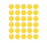 NDiyueAa Balles de golf en mousse pour pratique intérieure et extérieure, matériau EVA, non toxique, légères, 30 pièces, diamètre 21,5 mm, couleurs vives, haute résistance (Jaune)