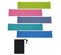 NDiyueAa Ensemble de bandes de résistance d'exercice, tubes en latex à 5 niveaux pour entraînement complet du corps, yoga, Pilates, façonnage des bras, de la poitrine, du ventre